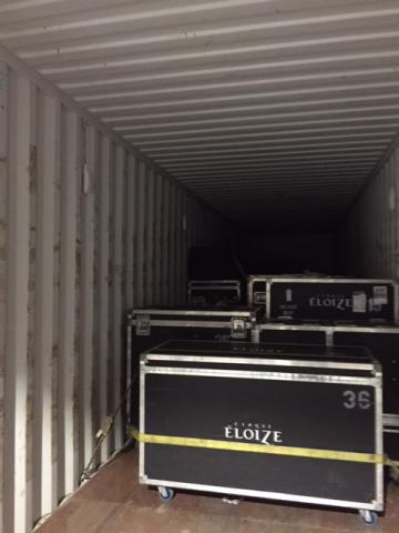 Show equipment on the move